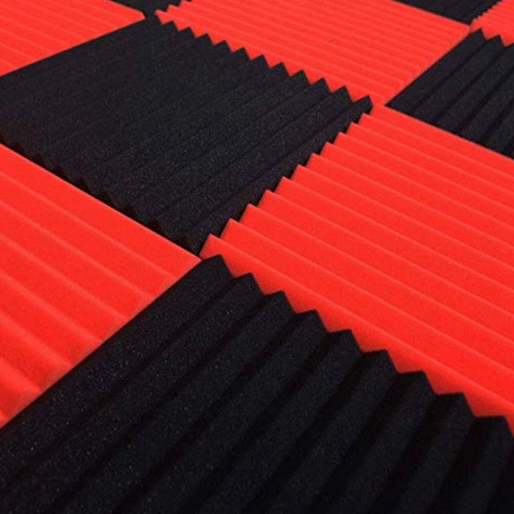 96 Pcs Sound Insulation Board Acoustic Panel Studio Foam Wedge Fireproof Soundproof Cushion Wall Board,2.5 x 30 x 30cm. 
