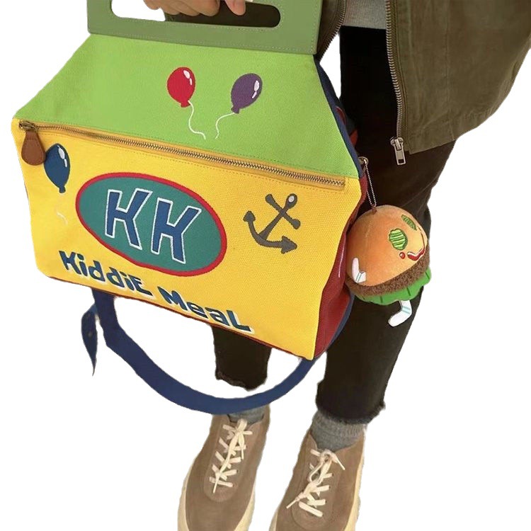 SpongeBob SquarePants Large Capacity Travel Bag, Student Trolley Duffel Bag, Storage Bag, Crossbody Gym Bag, Commuting. 
