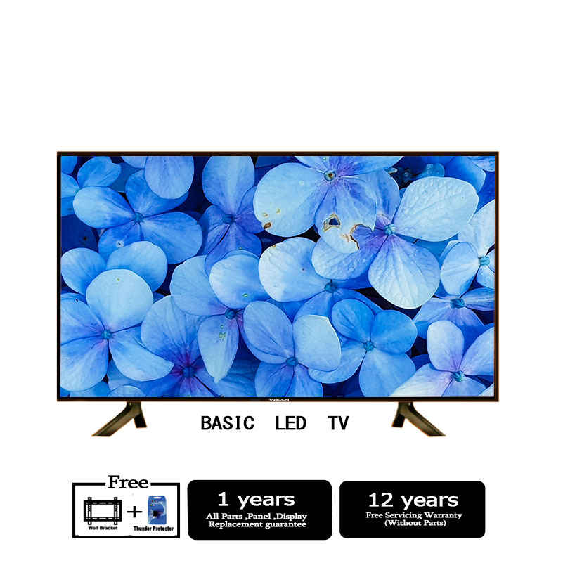 Vikan 32 Inche Hd Led Tv Basic 4k Supported. 