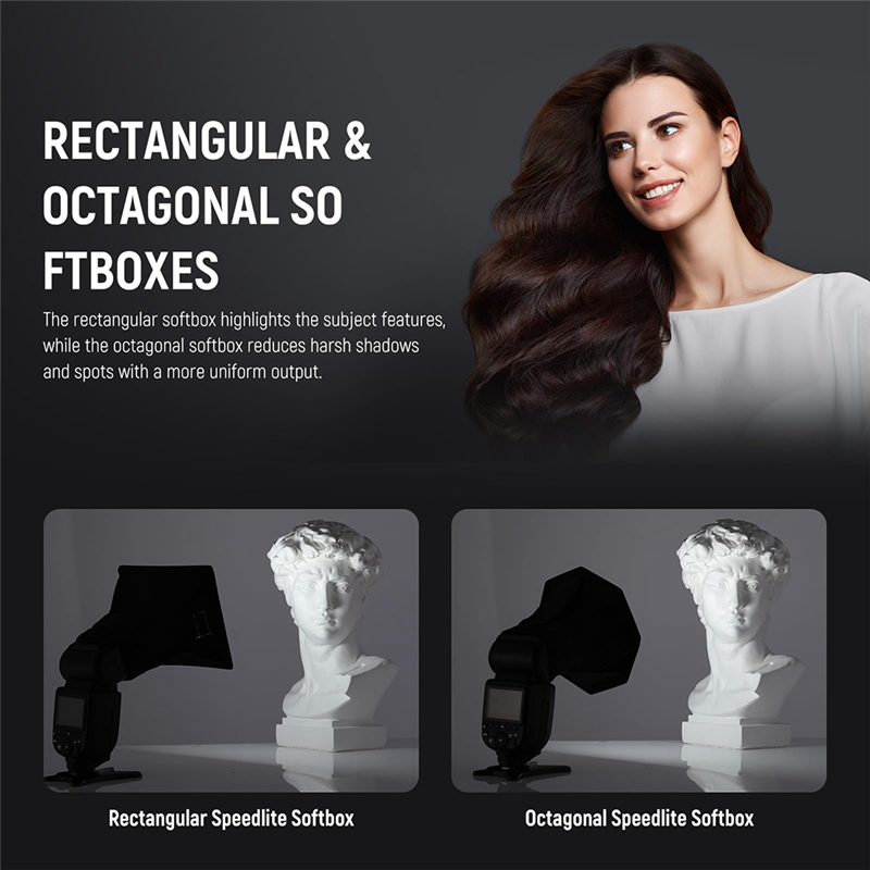 For DSLR Camera Universal External Flash Cover Fill Light Portable Mini Softbox Roof Flash 20X30cm Soft Cover Easy Install Easy to Use. 