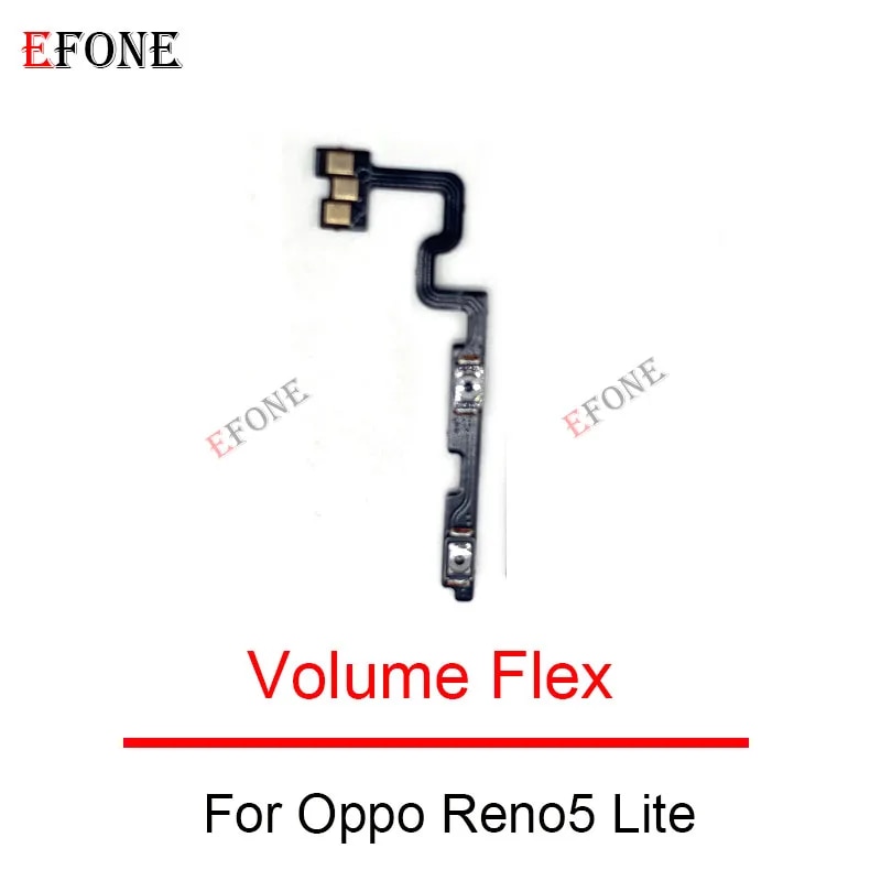 For Oppo Reno5 Reno6 Reno 5 6 Lite Power On Off Button Volume Switch Key Control Flex Cable. 