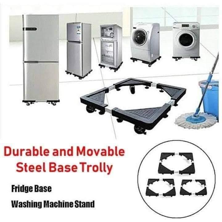 Adjustable Bracket Base Stand Washing Machine Fridge Stand for Mini Fridge  - 56x56cm 