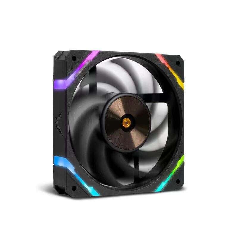 Valkyrie X12 ARGB Light FDB Bearing Desktop Computer Temperature Control Silent 12cm Chassis Fan. 