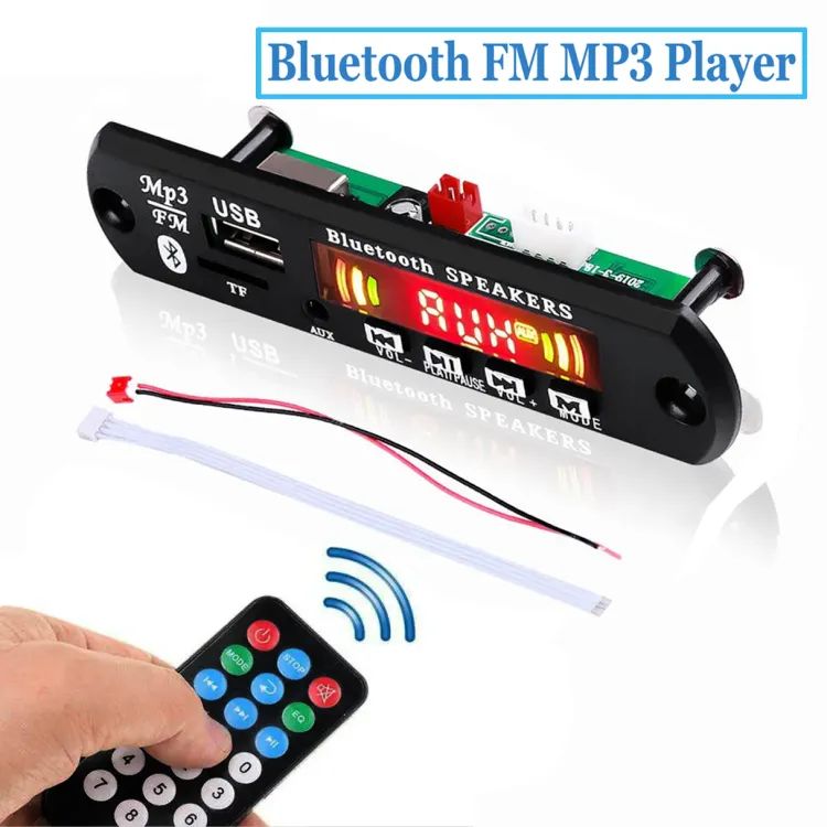 MP3 Player Bluetooth MP3 FM WMA Decoder Board Audio Player Module USB TF Radio For Car Remote Music Speaker