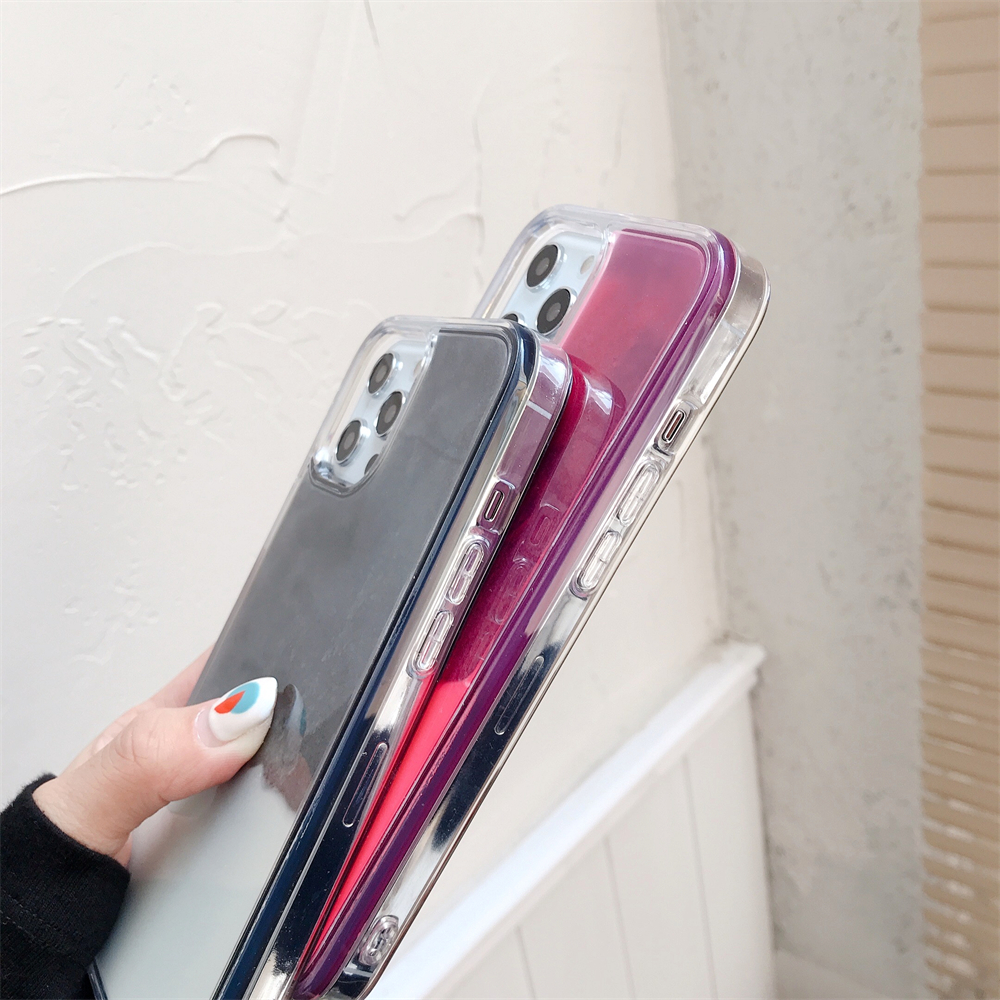 Luminous Neon Sand Case For iPhone 13 12 11 Pro Max X XR XS Max 7 8 Plus Glow In The Dark Liquid Glitter Quicksand Phone Cover. 