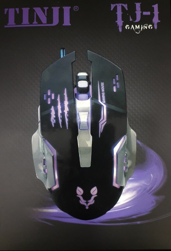 TINJI TJ-1 T9 G11 Wired USB Gaming Mouse, 3200 DPI Optical Sensor, RGB Lighting, 6 Mechanical Buttons, Lightweight & Durable Mouse for PC/Laptop/Mac Wired Optical Gaming Mouse  (USB 2.0, Multicolor). 