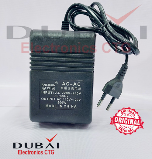 AC 220V to 110V AC Power Voltage Converter 300W Adapter Travel Transformer Regulator. 
