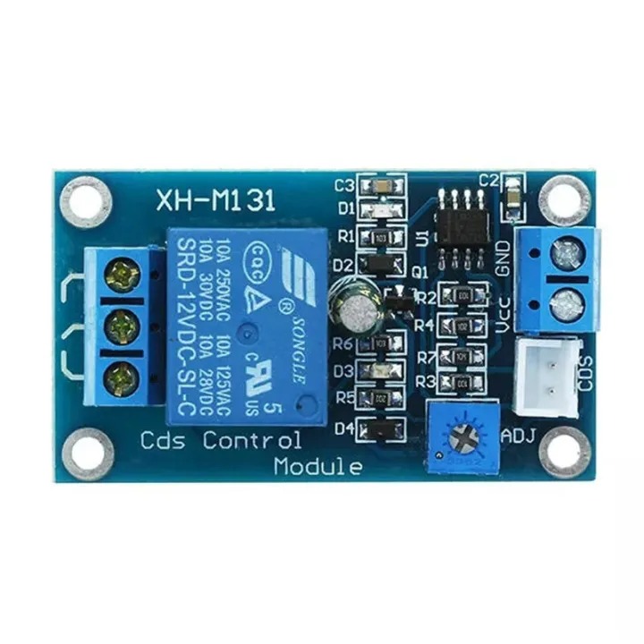 XH-M131 DC 12V Light Control Switch Photoresistor Relay Module Detection Sensor 10A brightness Automatic Control Module Board. 