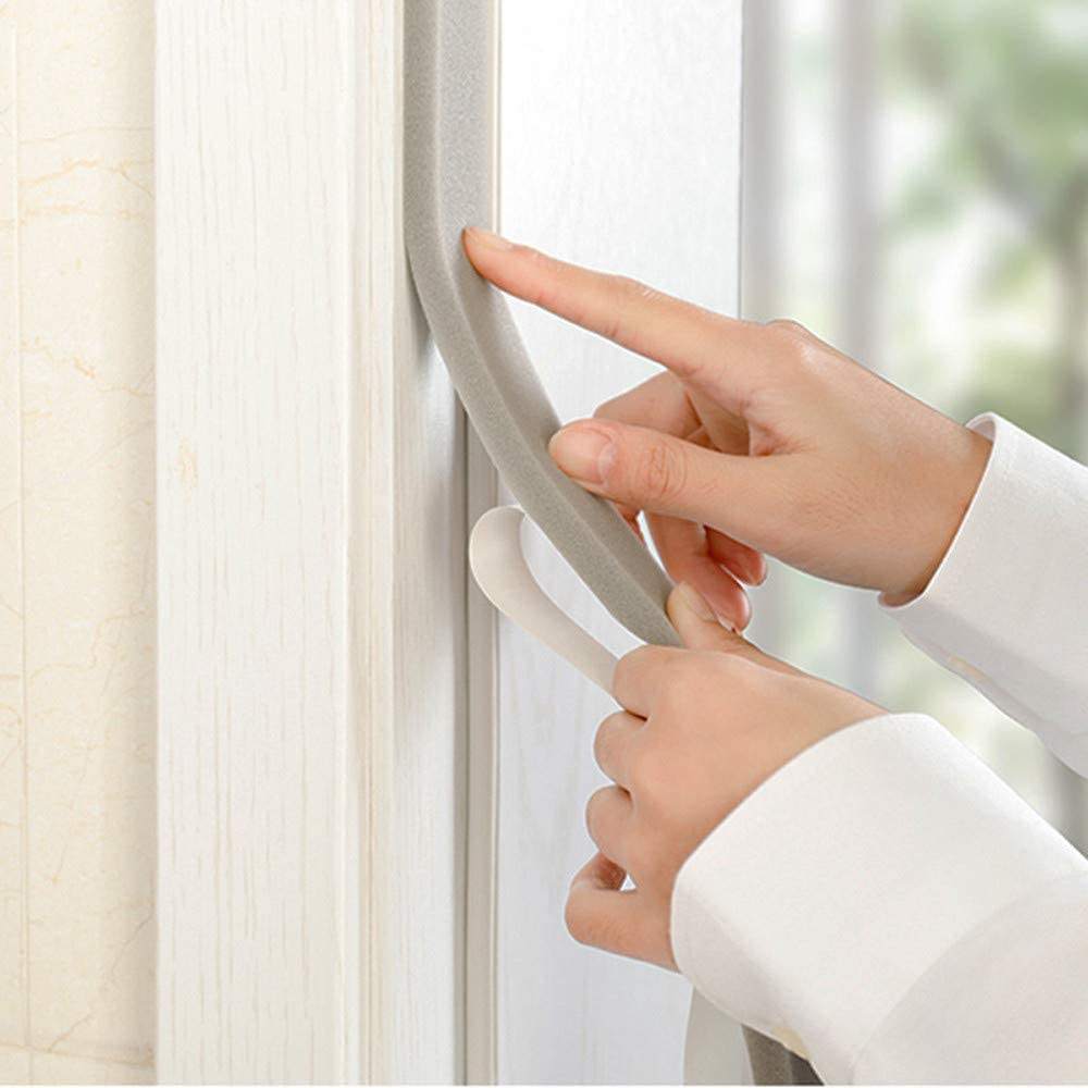 2M Self-Adhesive Door Window Sealing Sponge Strip Acoustic Foam Panel High-Density Acoustic Foam Panel Door Window Foam Dust-Proof Sealing Strip. 