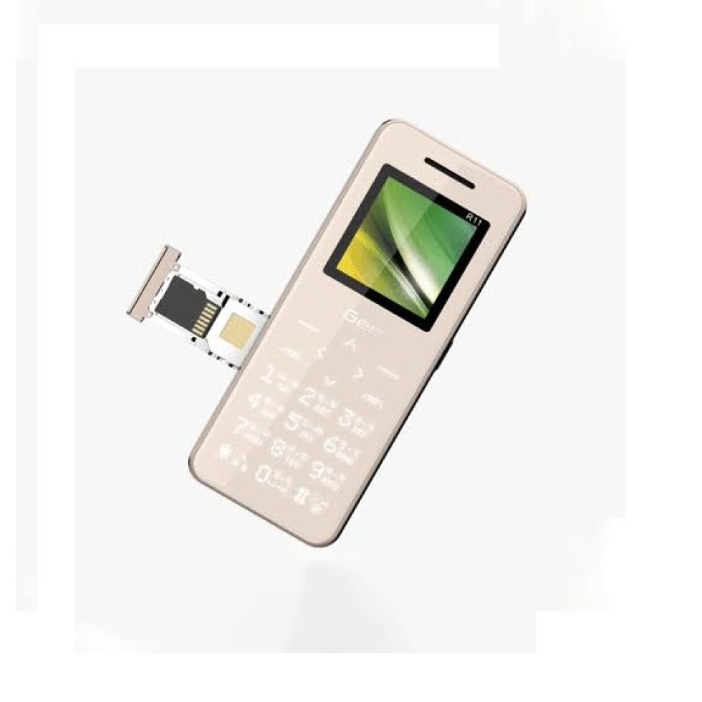 Geo R11 Mini mobi Phone Touch Keypad Gold. 