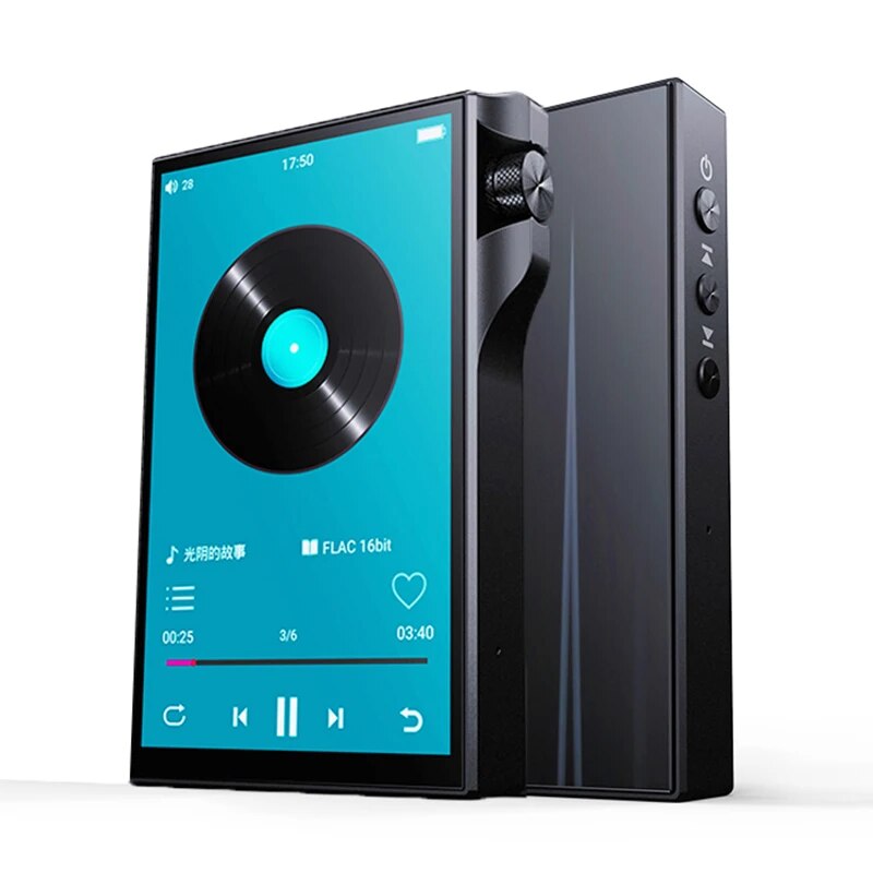 Original Q8 HiFi Player, Yophoon Lossless MP3 Bluetooth Music Player 4 Inch Touch Screen DSD256 24Bit 192kHz