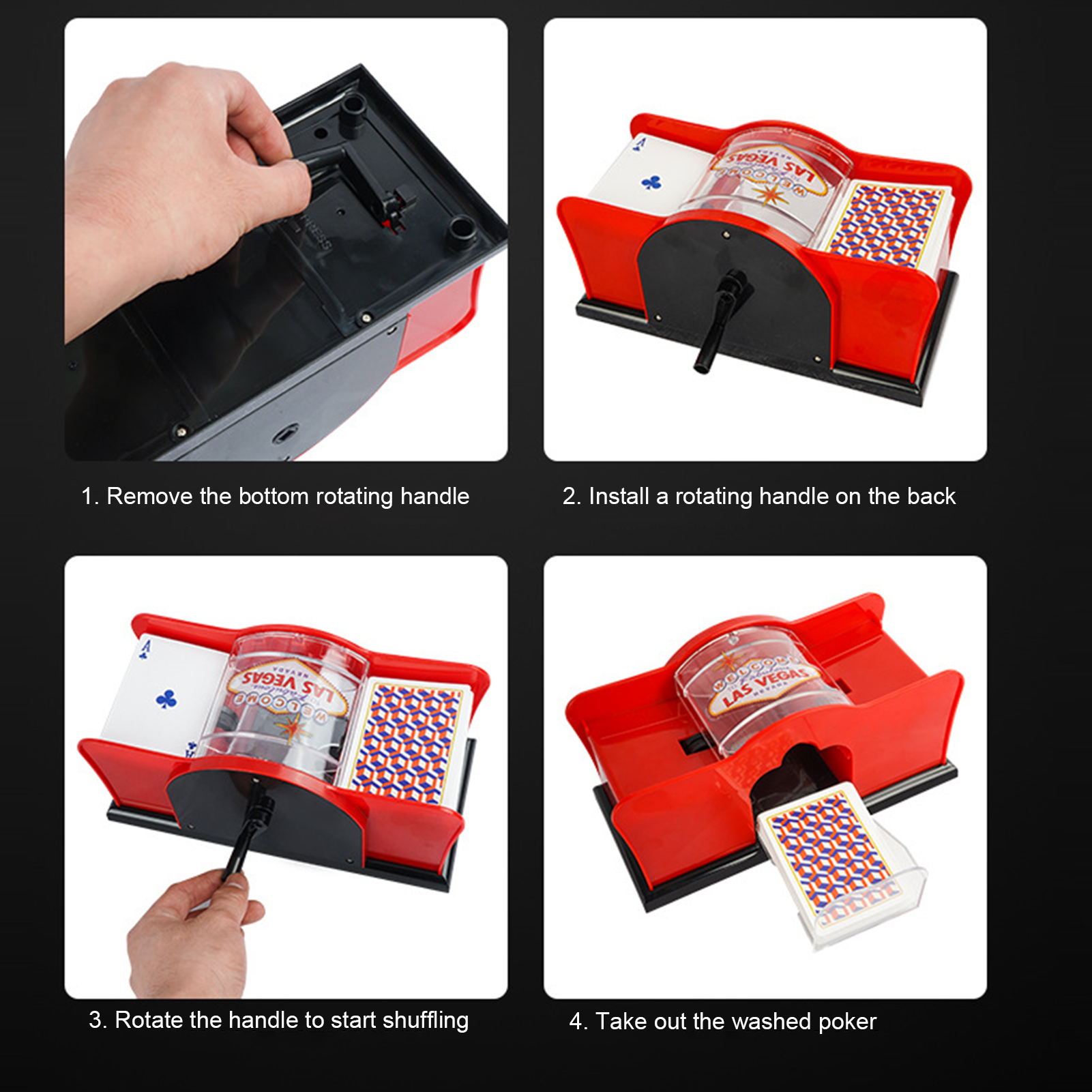 Card Dealing Tool Professional Manual Card Shuffler for Holdem Equipment for Smooth Dealing U-shaped Groove Board Game Tool Professional Card Shuffler. 