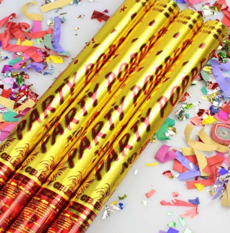 PARTY POPPER New Multi Color Big Size পার্টি পপার নতুন বিভিন্ন রঙের বড় সাইজের. 