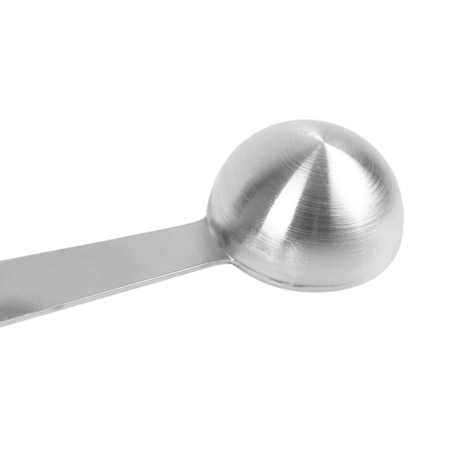 2 Set Measuring Cups Set of 7 with 1/8 Cup Coffee Scoop, Stainless Steel Metal Measuring Cup, 7 Piece Stackable Set with Spout - A & B. 