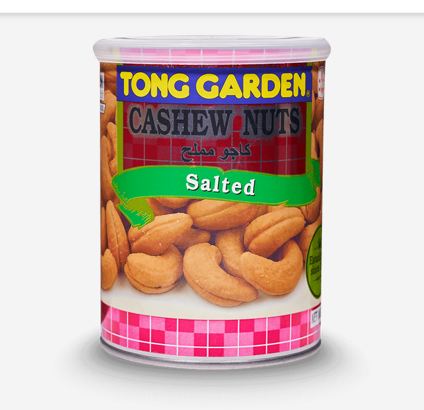Tong Garden Salted Cashew Nuts Can 150gm