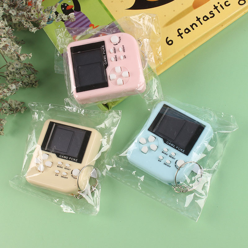 Mini Classic Game Machine Retro Nostalgic Game Console With Keychain console. 