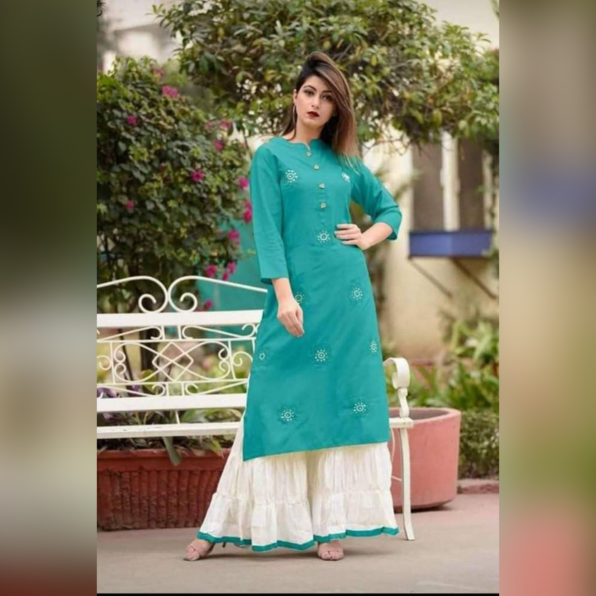 semi stitched kurtis