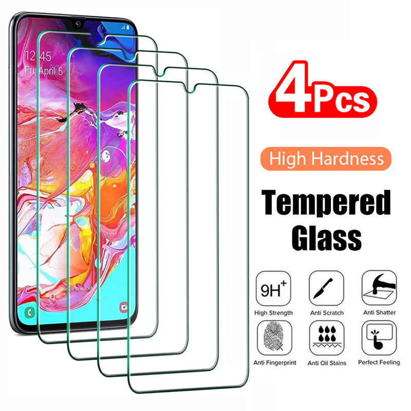 A71 Screen 11 A21A50 A50 A40 20E A3xy A10 Samsung Gala Glass for 4PCS Tempered A20 A0S A60 A70 A A31 A41 A51 Protective Film Glass