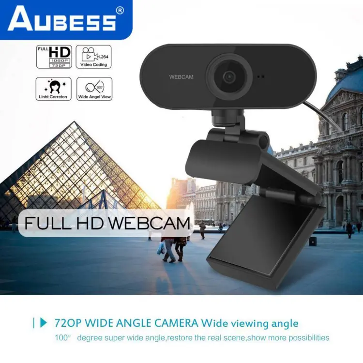 Webcam 1080P Full HD USB Web Camera With Microphone USB Plug And