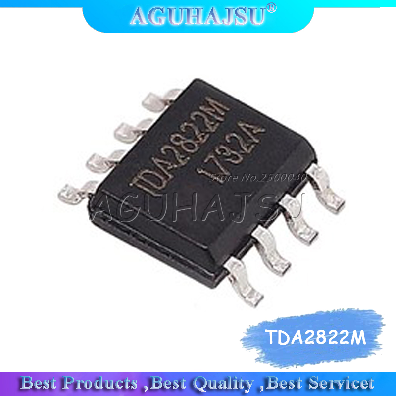 10Pcs/Lot TDA2822M DIP8 SOP8 TDA2822 SOP DIP 2822M DIP-8 SOP-8 DUAL LOW-VOLTAGE POWER AMPLIFIER IC In Stock - Foto 3