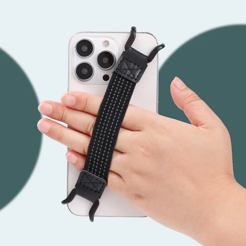 Mobile Phone Security Hand Strap Holder Universal Tablet Holder Belts Drop Prevention Elastic Bundle Grip Belt for Ipad Pro. 