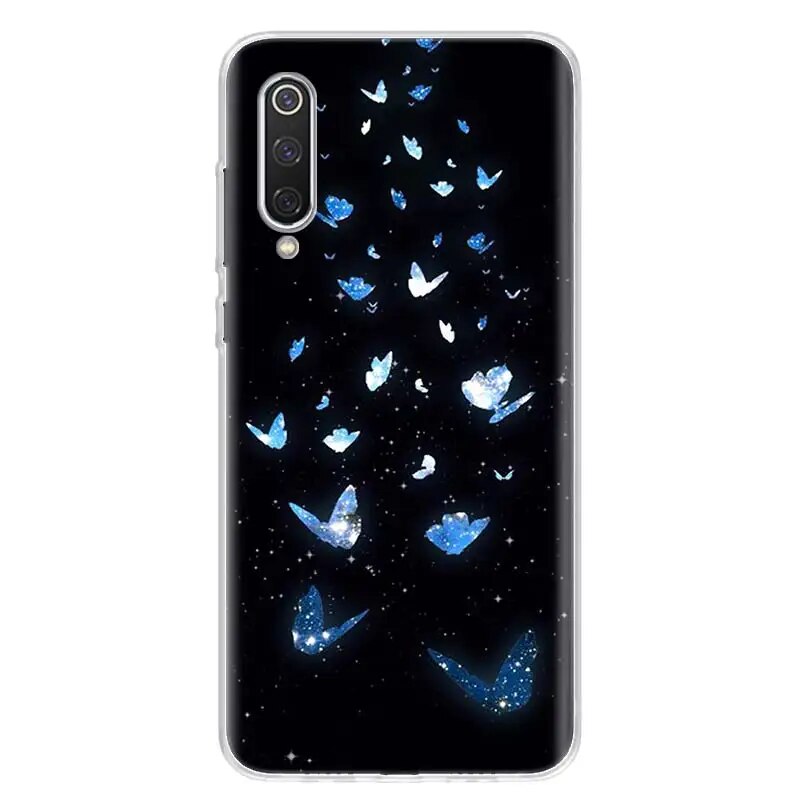 Blue Butterfly Beautiful Wing Cover Phone Case For Xiaomi Redmi Note 12 10 10S 9 9S 9T 8 8T 11T 11S 11E 11 Pro Plus 7 5 5G Coque. 