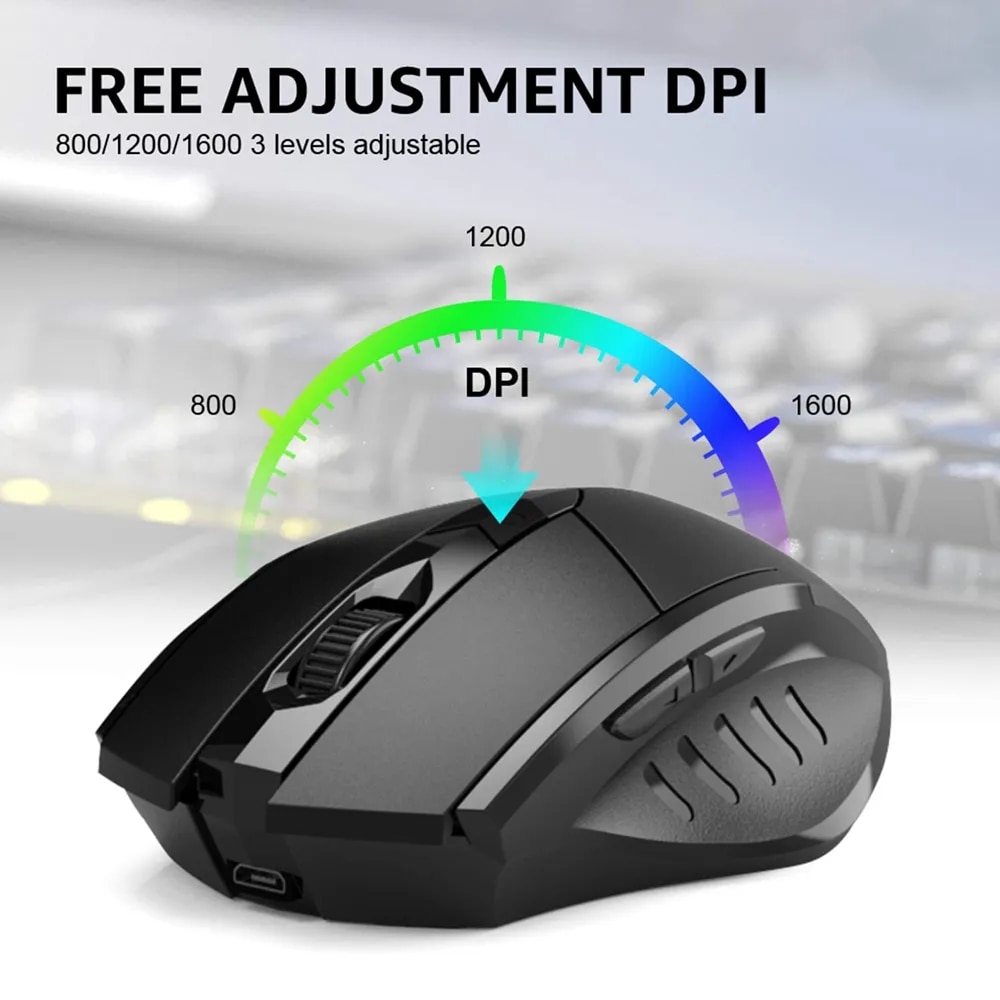 Rechargeable wireless mouse infinik M6PDD GAMING MOUSE. 