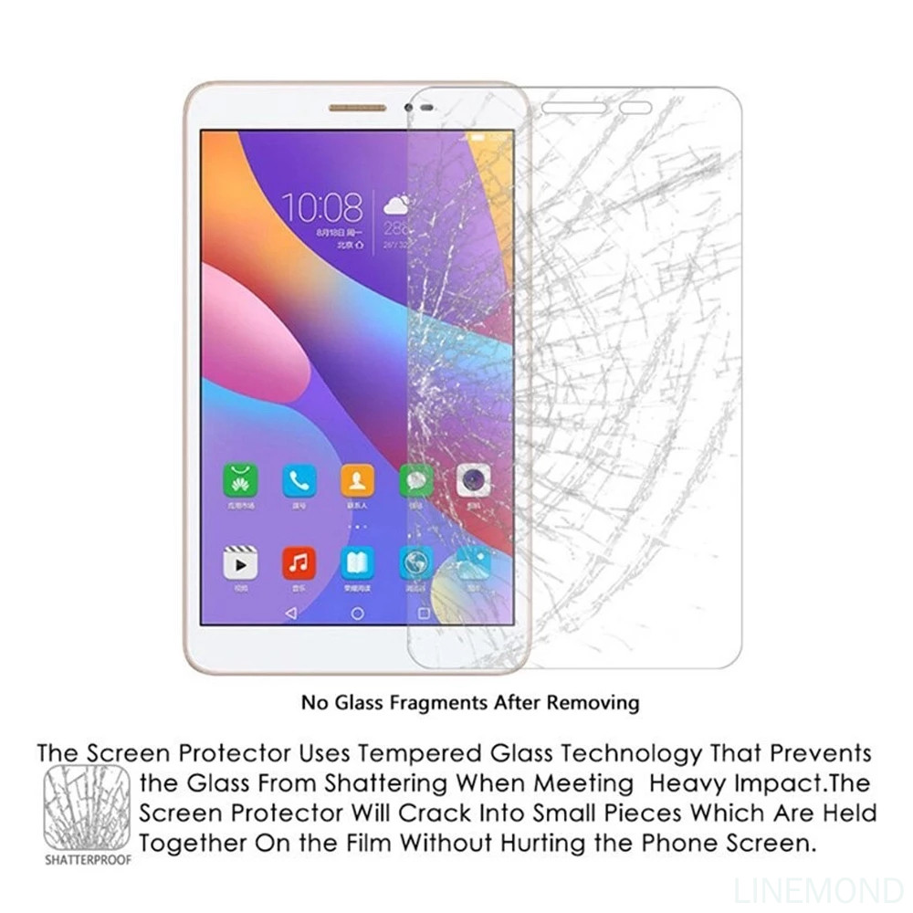 (2 Packs) 9H Tempered Glass For Huawei MediaPad T2 8.0 Pro JDN-W09 JDN-AL00 Full Coverage Screen Protector Tablet Film. 