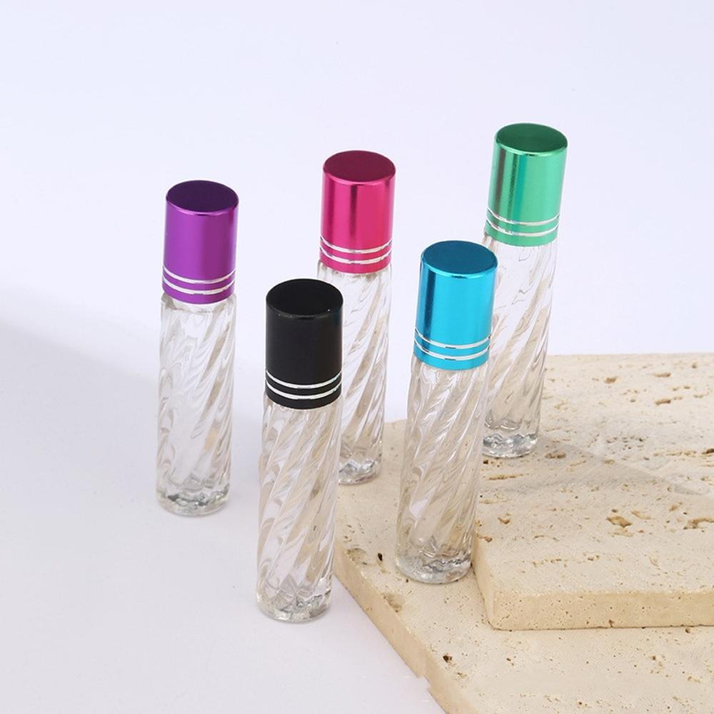 4ml Perfume Refill Container Empty Cosmetic Container Atomizer Dispenser Bottle Mini Transparent Scent Pump Walking Bead Bottle Travel Size Perfume Bottle
