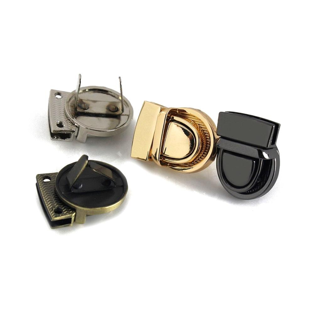 1pcs Metal Press Push Lock Tongue lock Bag Briefcase Spring Lock Snap Decorative Clasps Closure Leather Craft Hardware Accessory. 