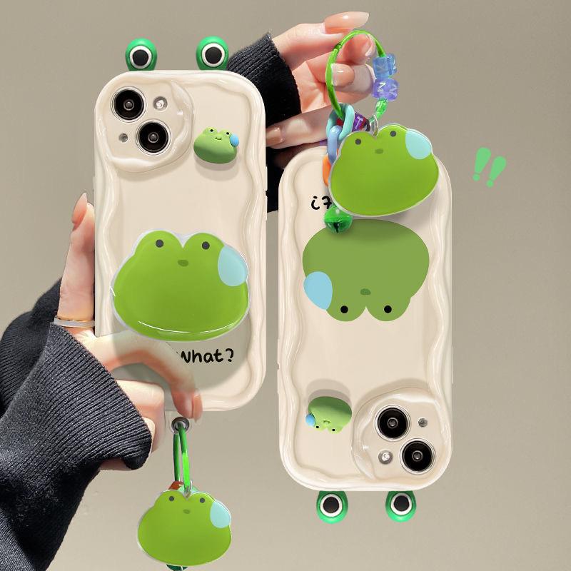 3D Ugly Frog Eyes Phone Cases for Xiaomi Redmi Note 13 Pro 12 8 11 10 9 12 Pro Plus 12S 13C 12C 10C 9C 9A A2 A3 Wavy Case Cover. 