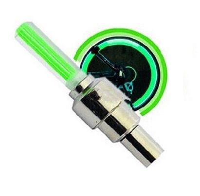 2 পিস সাইকেলের চাকার লাইট-সবুজ - cycle light. 