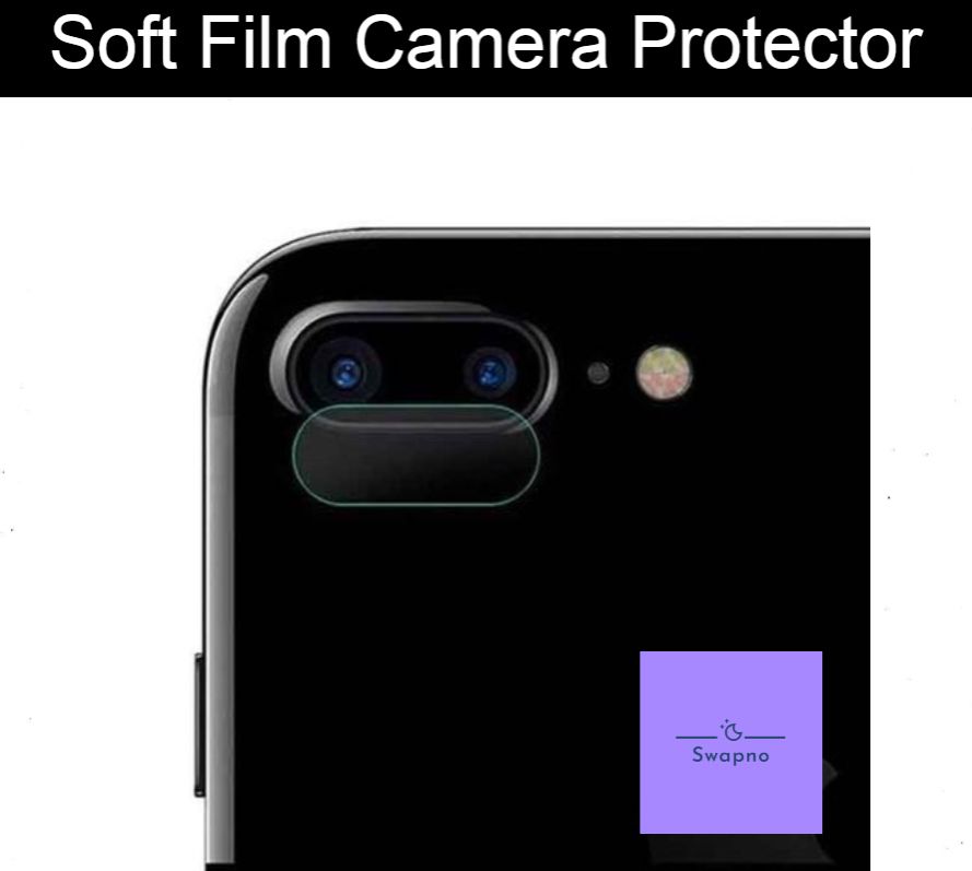 For Apple iPhone 7 Plus 2 piece Set Soft Film Camera Protector case. 