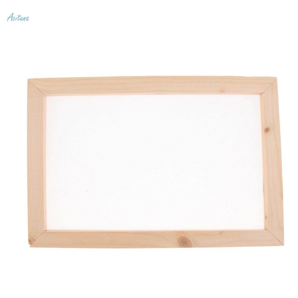 4X A4 Paper Making Mould Kit Making Handcraft Art Paper Making Supplies 20x30cm. 