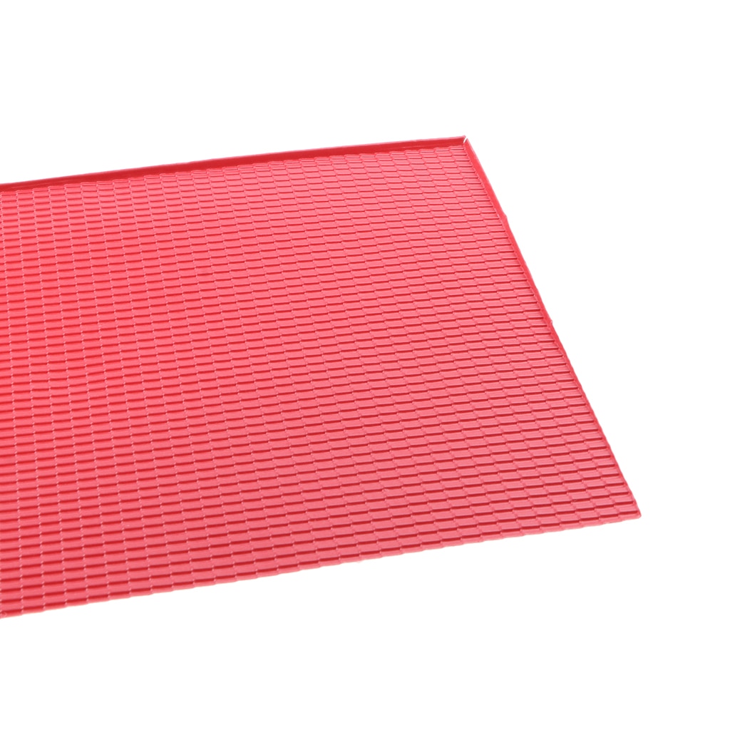 【happy one】Scale Roof Tile Model Building Material PVC for Railway Architecture. 