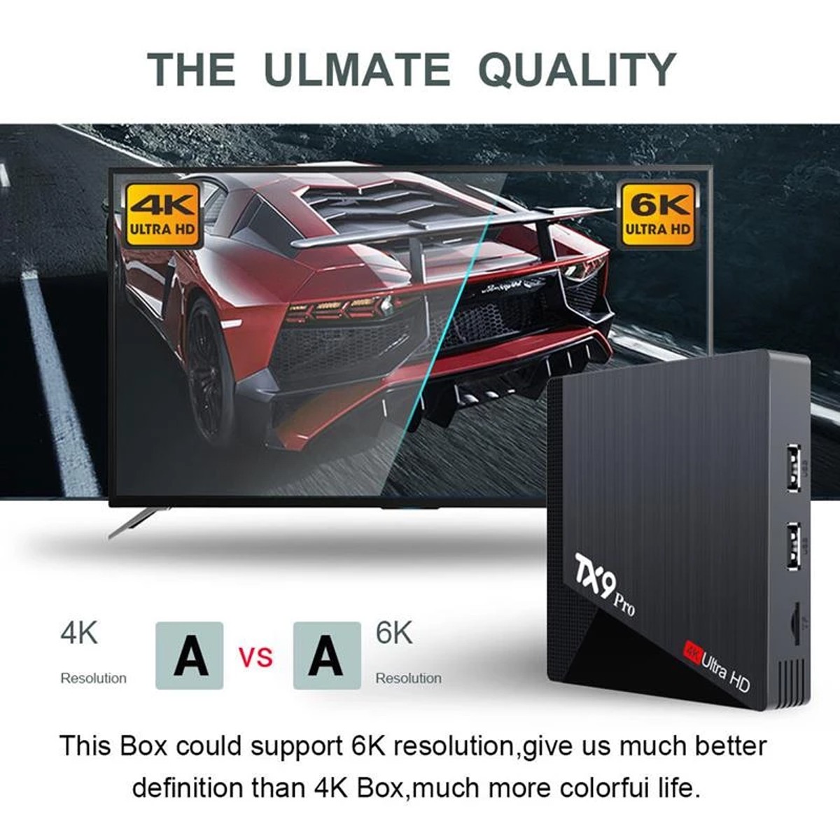 Android TV Box TX9 PRO Android Smart TV Box Toffee, Binge 10K support LED LCD CRT Television. 
