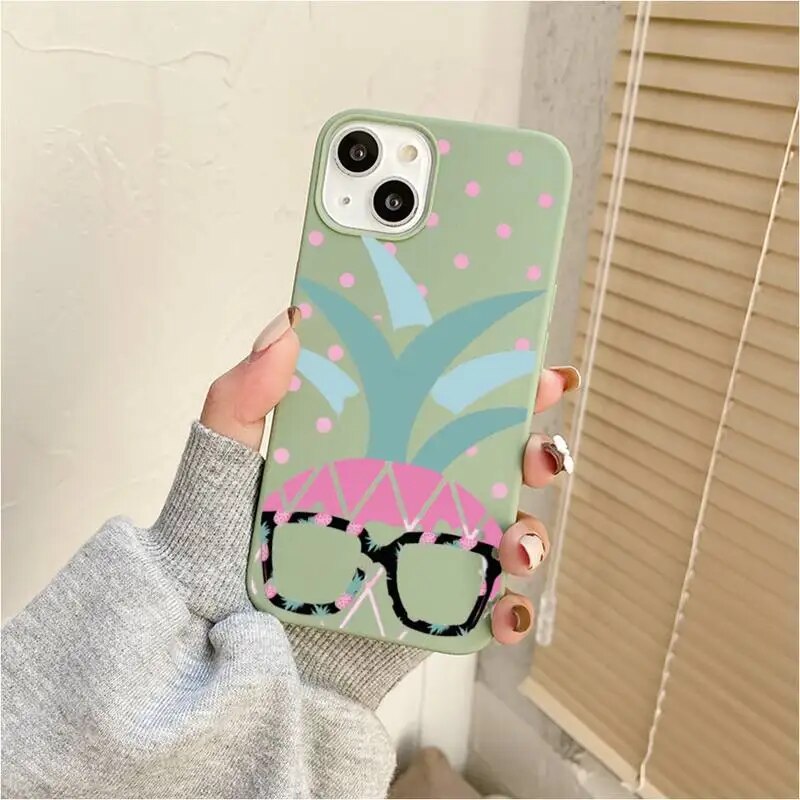 Fruit Pineapple Phone Case For Iphone 7 8 Plus X Xr Xs 11 12 13 Iphone15 15promax Mobile Iphones 14 Pro Max Case. 