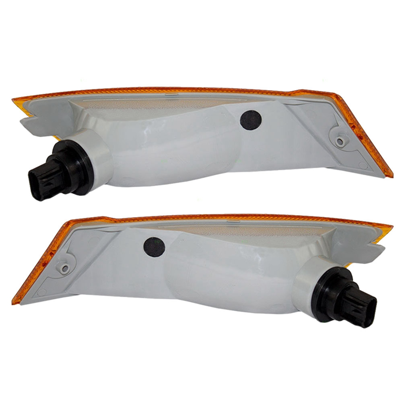 Car Side Marker Indicator 55156766AE 55156767AD Amber with LED Daytime Light for Jeep Liberty 2005-2007. 