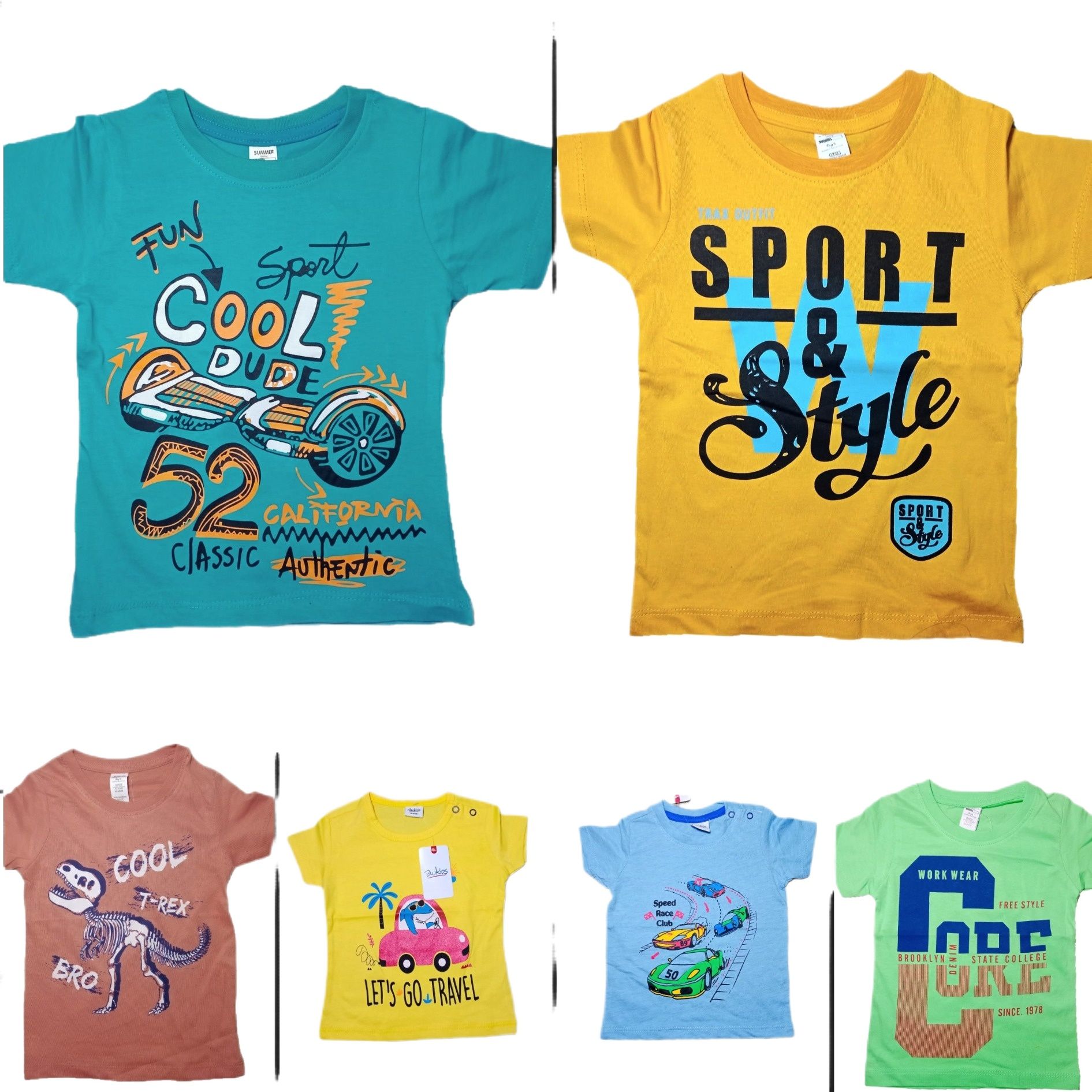 1-6 years 4 pcs Comfortable Child Baby Half Sleeve t Shirt. Sando Ganji Combo premium Quality kids Boy's tang top / sleeveless T-shirt shirt Tang top 100% cotton Fabric. 
