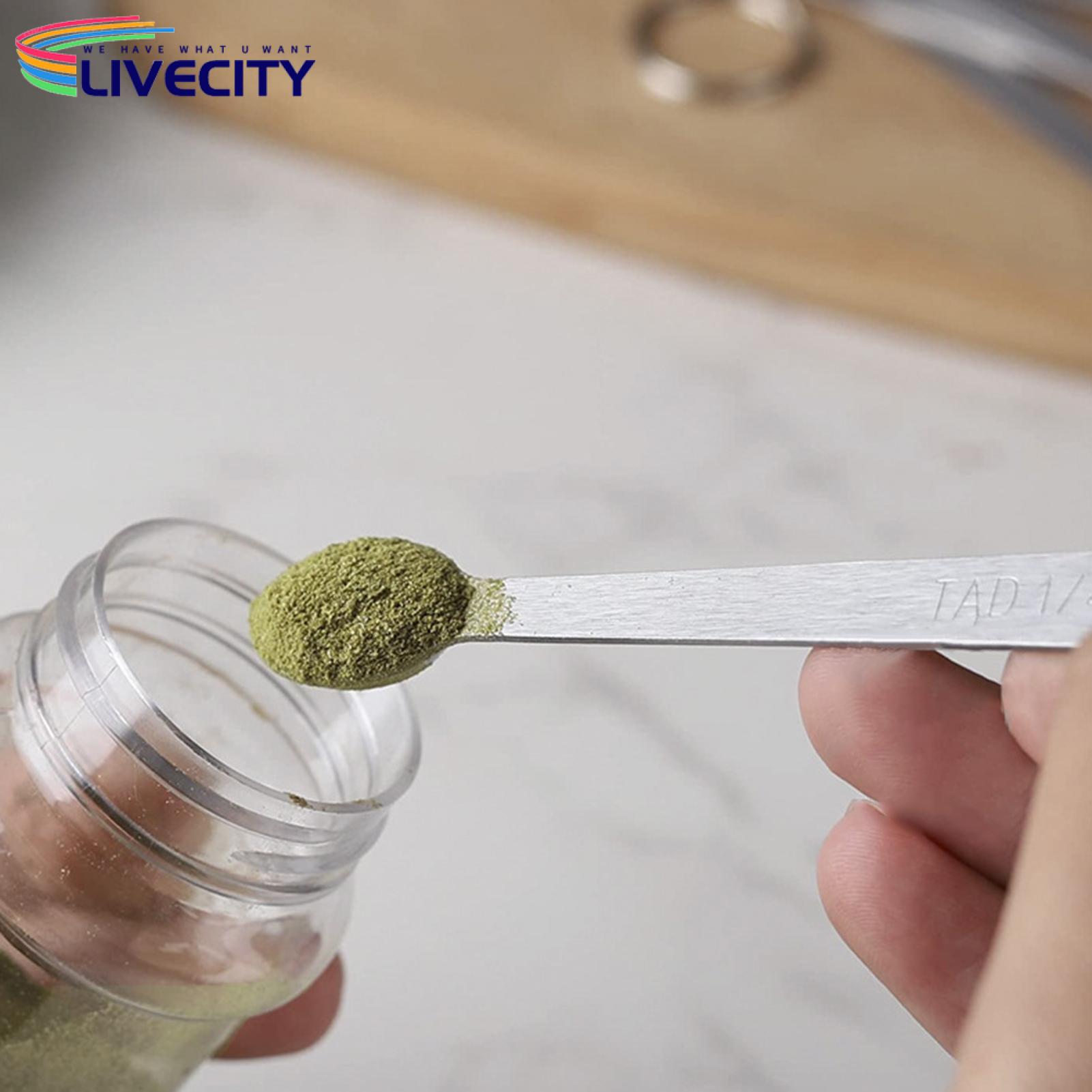 Stainless Steel Measuring Spoons Space-saving Measuring Spoons. 