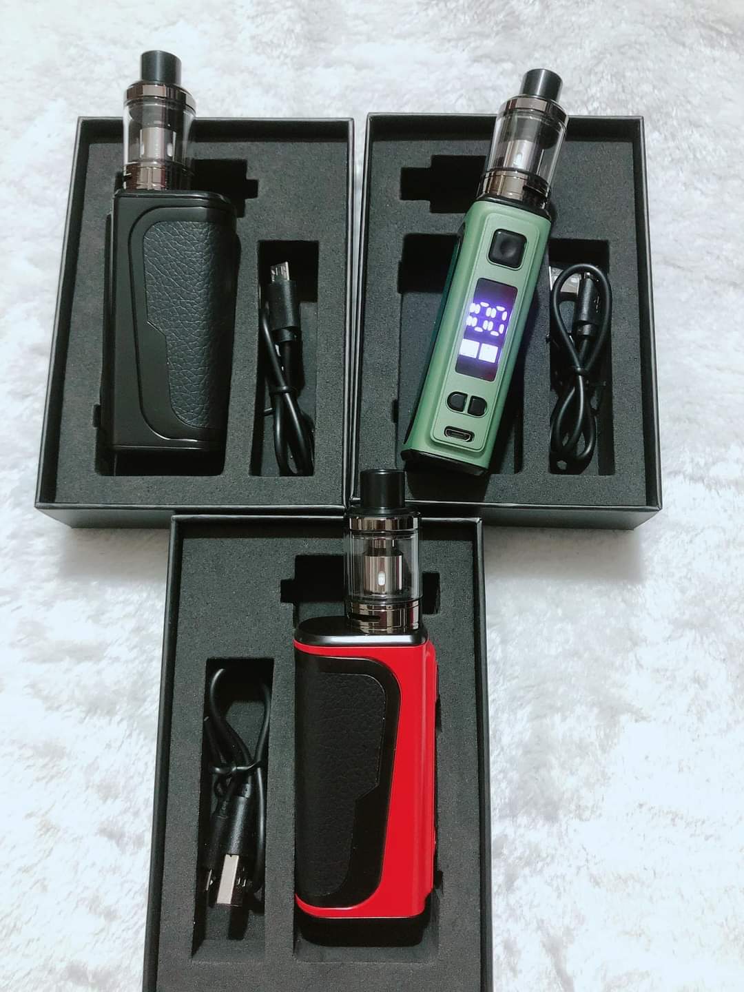 E5 KITElectronic Cigarette Vape Smoke 150W Box Mod Kit 2200mah 2.5ml Atomizer OLED Screen E Cigarette. 
