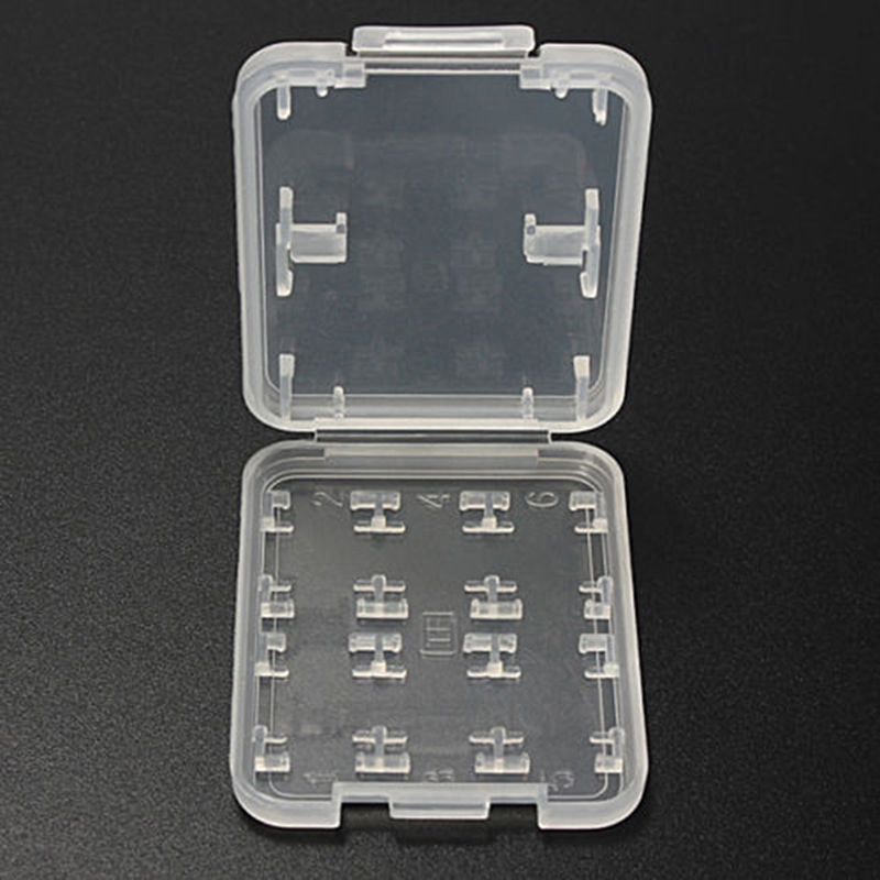 8 Slots Micro SD TF SDHC MSPD Memory Card Protecter Box Storage Case Holder. 