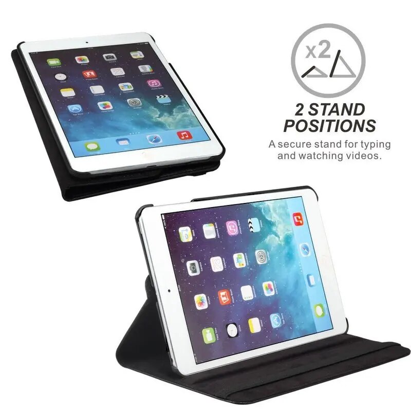 【3C VictoryEagle】360 Degree Rotating Case for iPad Air Air 1 9.7'' Smart Leather Stand for 2018 2017 Case 5 6 5th 6th Generation Funda. 