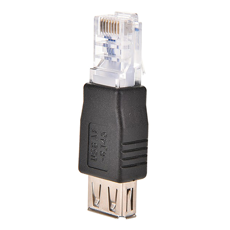 RJ45 Male to USB Female Ethernet Adapter Connector Plug Socket LAN Network Router C3R5. 