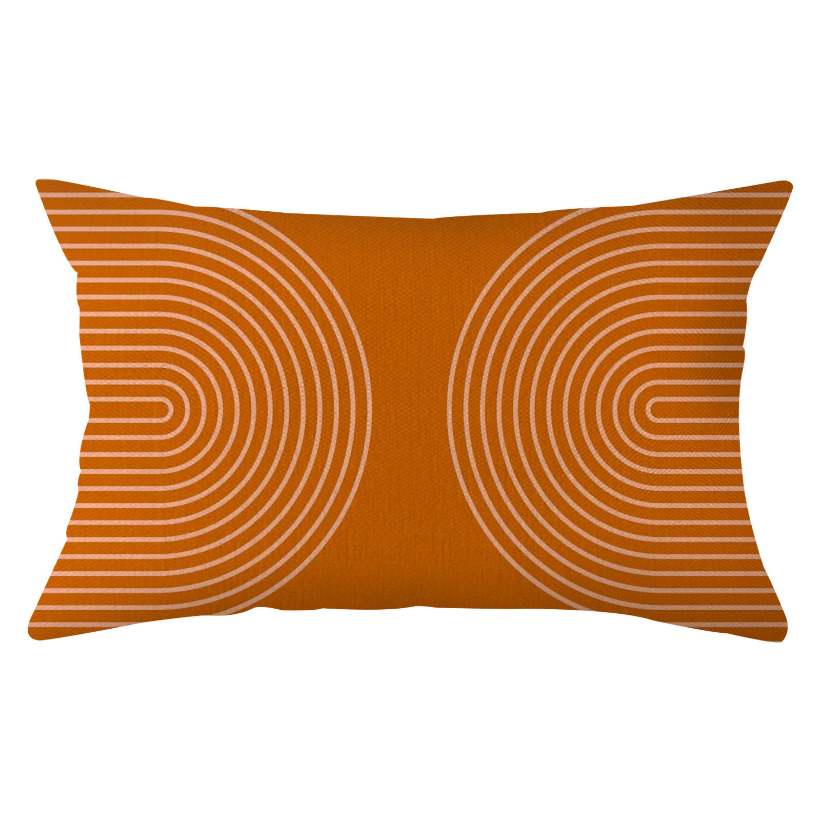Cushion Slipcase Soft Touch Wide Application Flax Decorative Geometry Sofa Pillow Cover Home Supplies. 