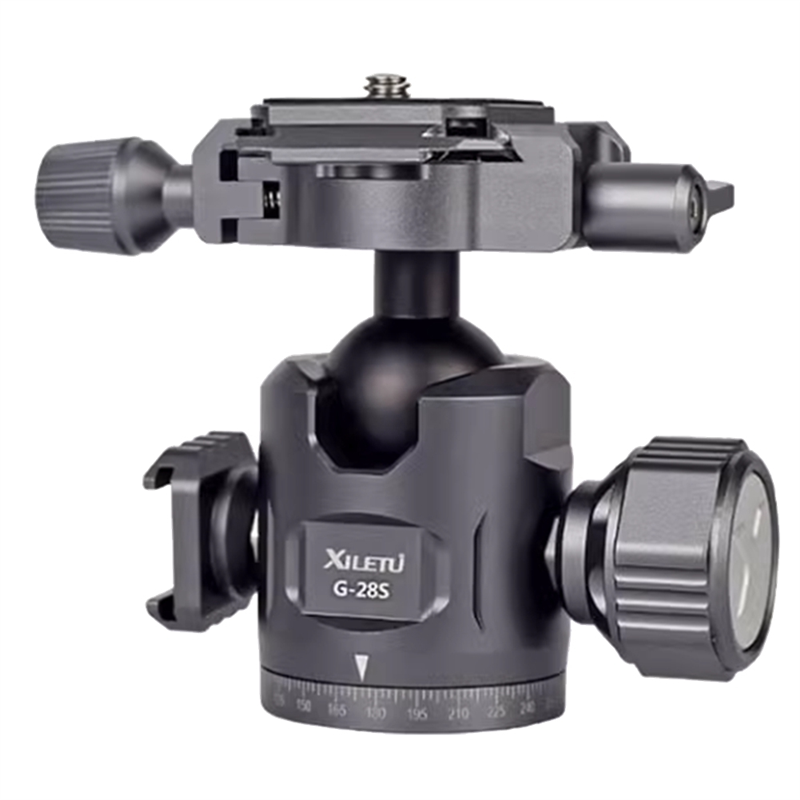 Dual Panoramic Spherical Base Mini SLR Camera Horizontal and Vertical Gimbal Stabilizer Tripod G28S Easy Install Easy to Use