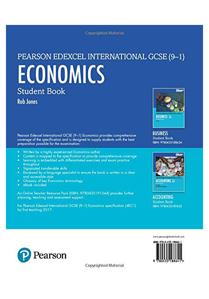 Edexcel International GCSE (9-1) Economics Student Book. 