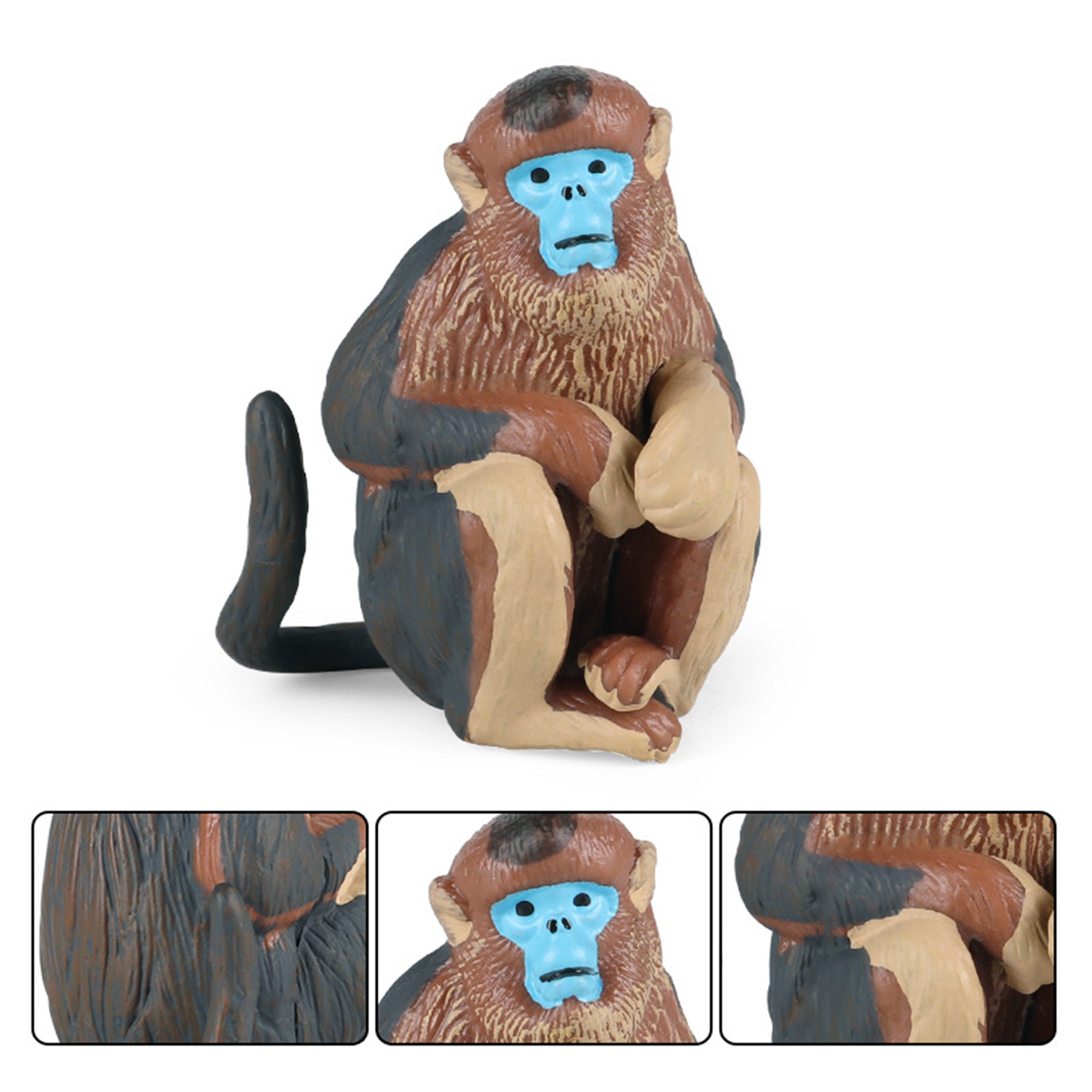 Primate Model Miniature Monkey Figurine Model Desktop Decoration. 