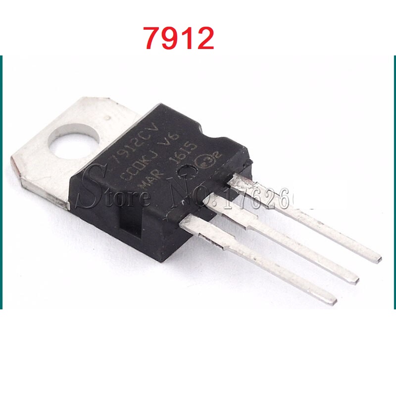 LM7912 L7912CV L7912 7912 -12V 1.5A Voltage Regulator IC 3 Pin TO-220 Package Fixed -12V Negative Voltage Regulator IC Chip. 