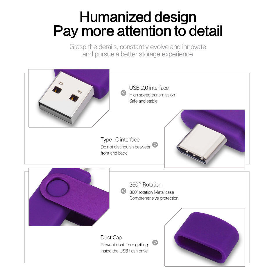 【FUPANG】♥[Ready Stock] FREE COD♥HUAWEI USB Flash Drive 2 1 USB & Type C Pen Drive 64GB 128GB 256GB 512GB High Speed USB Stick Pen. 